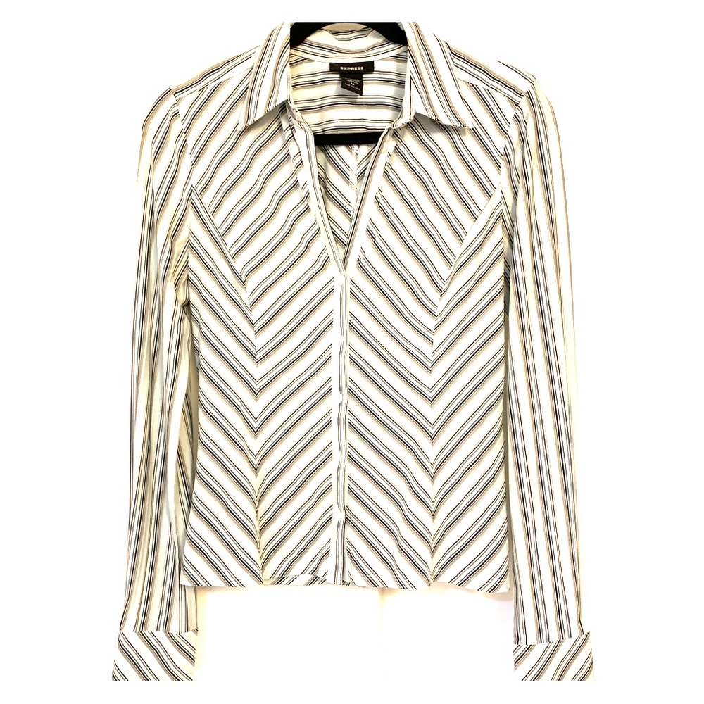 Express women’s button down top